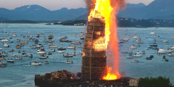 Norway Guinness World Record: Tallest Bonfire