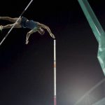 Brazil’s Thiago Da Silva makes the attempt, setting a new Olympic record, to win the gold medal in the Men’s Pole vault final, during the athletics competitions of the 2016 Summer Olympics at the Olympic stadium in Rio de Janeiro, Brazil, on August 15, 2016.