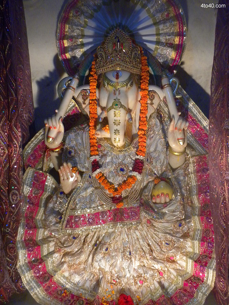 Idol of Lord Ganesha at Ram Temple, Sector 9, Rohini, New Delhi