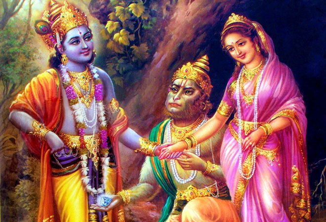 Jambavan offers his daughter in marriage to Sri Krishna
