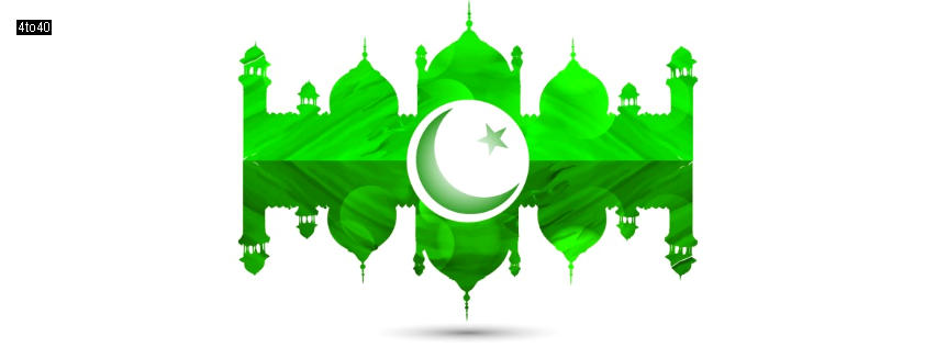 Pakistan Famous Monument on 14th August Independence Day - Facebook Cover