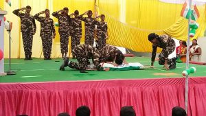 SD Academy, Gorakhpur Perform an act on the occasion of 15th August Celebration
