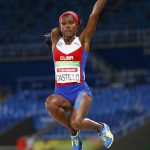 Yunidis Castillo of Cuba competes in the Women’s Long Jump T47 Final in the Olympic Stadium during the Paralympic Games, Rio de Janeiro, Brazil, on September 8, 2016.