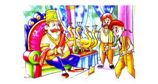 Story of Tenali Raman and Golden Peacock सुनहरा मोर