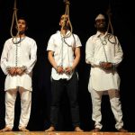 Artistes stage a play, “Sardar Bhagat Singh”, at Randhawa Auditorium in Punjab Kala Bhawan, Chandigarh