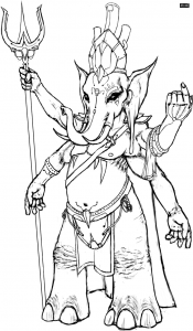 Hindu Elephant God Ganesha