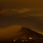 View of the Turrialba volcano in Cartago, 35 Km east of San Jose, Costa Rica.