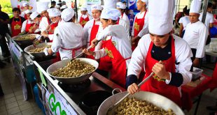 Philippines World Record: Largest serving of sautéed mushrooms
