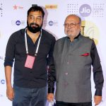 Bollywood directors Shyam Benegal and Anurag Kashyap attend the Jio MAMI 18th Mumbai Film Festival opening ceremony at the Royal Opera House, which was being re-launched after 23 years, in Mumbai on October 20, 2016.