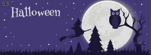 Halloween Night Landscape Facebook Cover