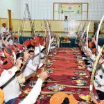 India’s Rajputs worship weapons on Vijaya Dashmi festival in Surat, Gujarat, on October 11, 2016.