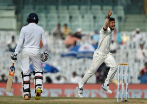 India’s Ravindra Jadeja takes a catch off Englands Jonny Bairstow during the fifth day of the fifth and final Test cricket match between India and England at the M.A. Chidambaram Stadium in Chennai on December 20, 2016.