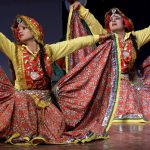 Participants perform Haryanavi dance during 31st state level Haryana Day celebration 'Ratnawali' at Kurukshetra University in Kurukshetra.