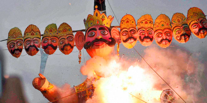 Ravana Statue, Payal Town, Ludhiana, Punjab रावण का बुत, पायल शहर, पंजाब