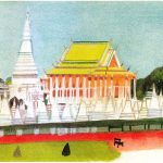 A Buddhist temple in the capital Phnom Penh
