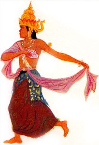 A Javanese dancer