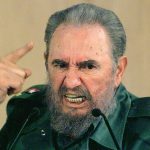 This file photo taken on September 4, 1999, shows Cuban President Fidel Castro gesturing in Havana as he discusses his request to the president of the International Olympic Committee for an investigation into the treatment of certain Cuban athletes.