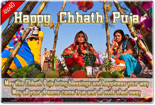 Happy Chhath Puja Greeting Card