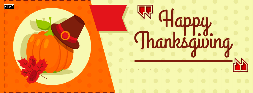 Happy Thanksgiving Facebook Cover