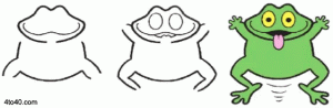 Learn to draw frog