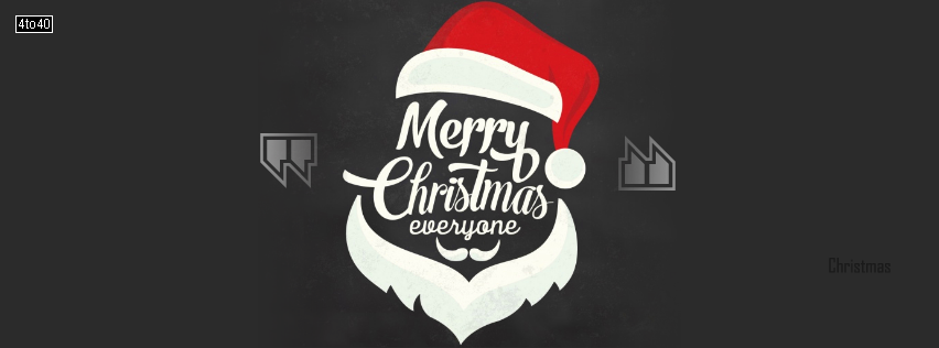Merry Christmas Everyone Facebook Cover