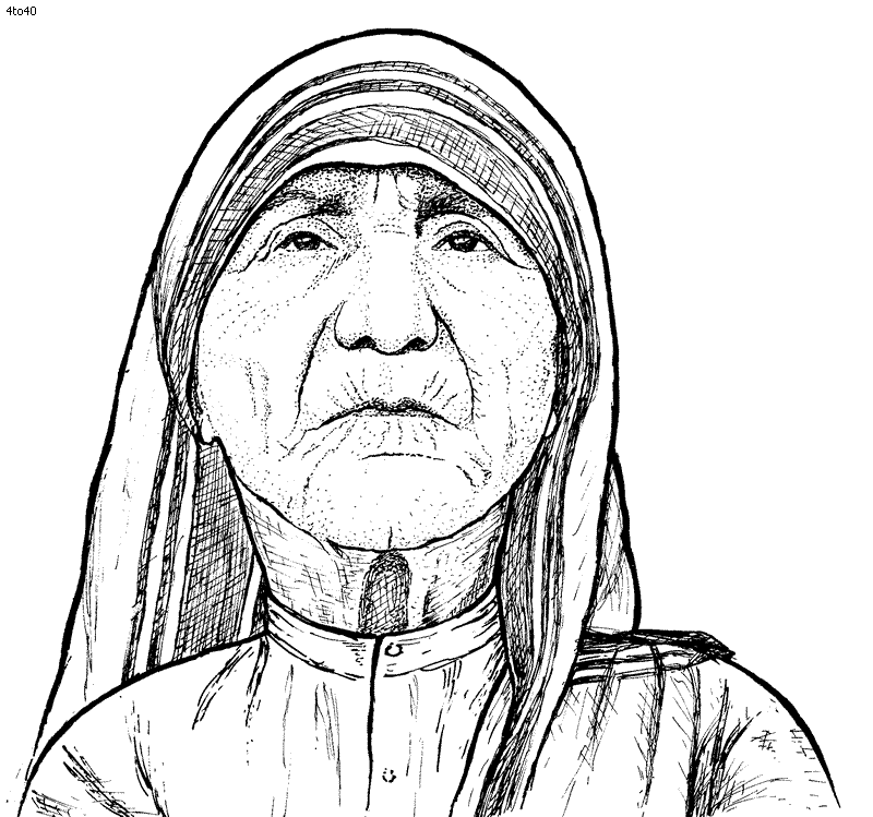 34 Mother Teresa Coloring Pages Free Printable Coloring Pages
