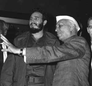 Nehru With Fidel Castro At Hotel Teresa In Harlem, New York