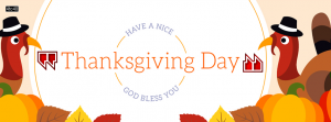 Turkey Thanksgiving Facebook Cover