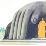Part of the colossal reclining statue of Gautam Buddha in Pegu