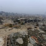 A general view shows damage in the Old City of Aleppo, Syria, on December 13, 2016.