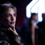 Cast member Carrie Fisher poses at the premiere of ‘Star Wars: The Force Awakens’ in Hollywood, California, on December 14, 2015.