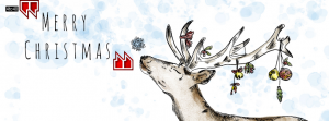 Reindeer Christmas Facebook Cover