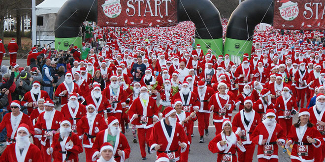 USA breaks Guinness world record: Largest Santa Run