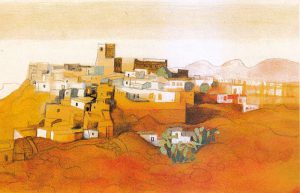 Dazzling white villages of sun drenched Almeria