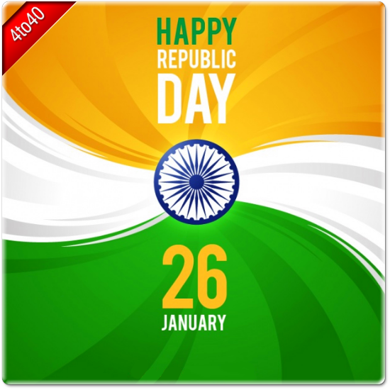 Indian Flag Republic Day Greeting