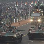 Infantry Combat Vehicle BMP-2K on display during the 68th Republic Day parade at Rajpath in New Delhi,on Thursday. The nearly 100-minute parade displayed India’s latest weaponry, including missiles and Indian-manufactured radar systems