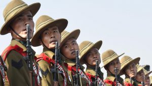 The day is celebrated in the form of parades and other military shows in the national capital New Delhi as well as in all headquarters