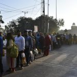An early morning queue on the occasion of Maha Shivratri devouts thronged the Gauri Shankar Mandir in Old Delhi