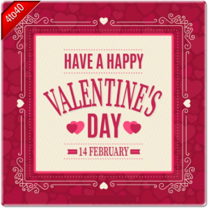 Classic Valentine's Day Designer Greeting Card