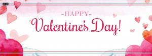 Happy Valentines Day Simple Facebook Cover