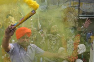 Hindus mark the Maha Shivratri festival by offering prayers and fasting to worship Lord Shiva, the god of destruction