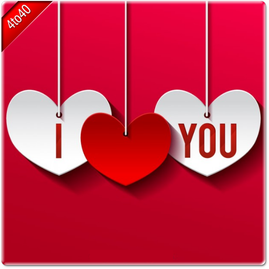 I Love- You - Valentine's Day Card