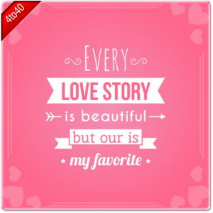 Love Story Valentine's Day Greeting Card