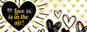 Love is in the air Facebook Cover