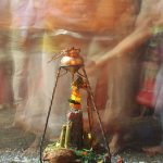 Om Namah Shivaay, the mantra of Shiva, is chanted through the day in temples