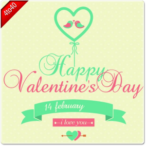 Simple Valentine's Day Greeting Card