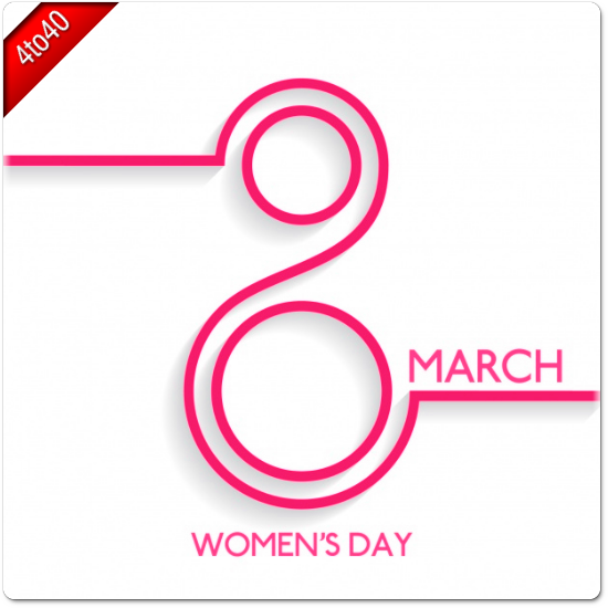 8th March International Women's Day Greeting Card