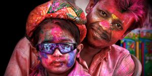 रंगों के त्यौहार पर बाल-कविता: आई होली