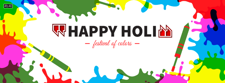 Happy Holi Festival of Colors FB Covers