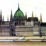Hungarian Parliament Building in Budapest